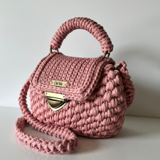 Pink Crochet Purse