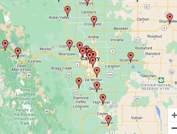 Calgary Surrounding Areas