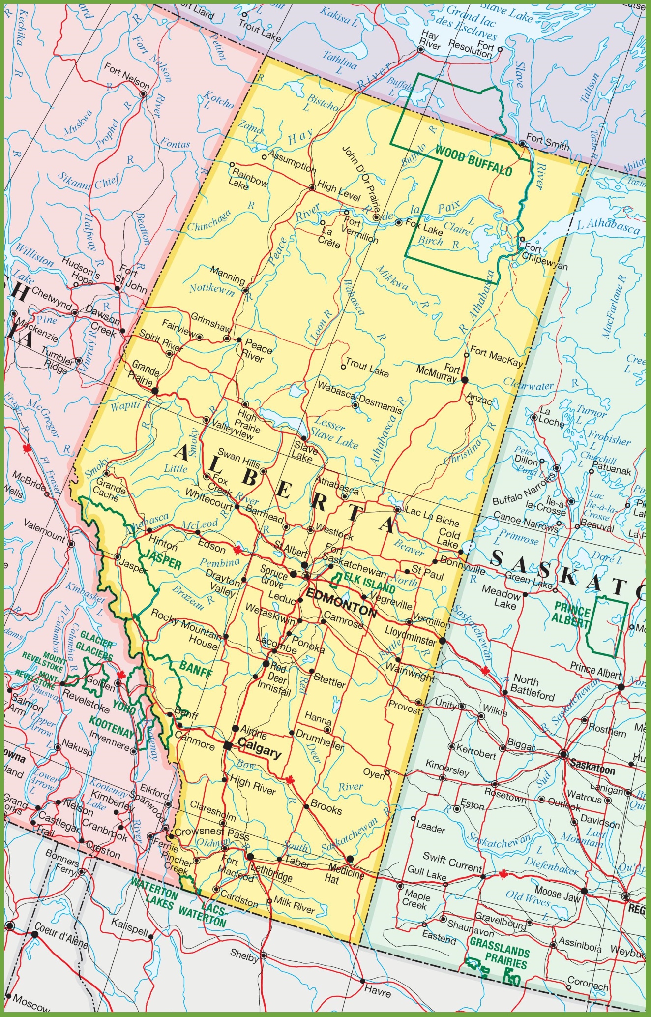 map of alberta towns        <h3 class=